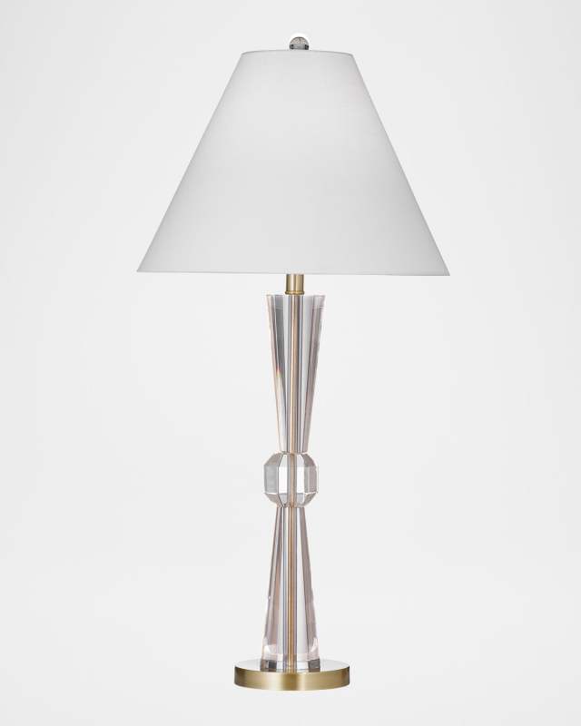 Devon 35" Crystal Table Lamp